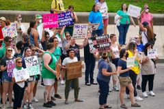 Protesters Gather Outside Indiana Statehouse While Lawmakers Debate Abortion Ban