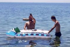 Priest who offered Mass on inflatable lounge chair in sea: ‘I was perhaps imprudent’