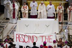 ‘Rescind the Doctrine’ Protest Greets Pope in Canada