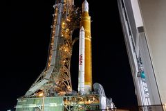 NASA rocket arrives at launch pad