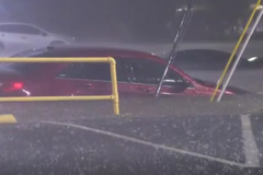 Heavy Rain Floods Streets Across Dallas-Fort Worth Area