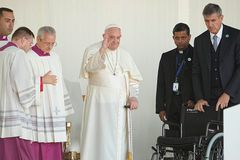 Pope calls for peace at religious conference