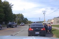 'We're Thankful': See the Shocking Moment Good Samaritans Tackled Man Allegedly Assaulting Police Officer