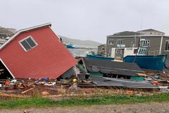 Fiona demolishes homes on Canadian coast