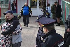 Some Ukrainians fled before Russian referendums