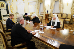 World Council of Churches Head Meets With Russian Orthodox Patriarch Kirill