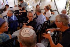 In West Bank Town of Efrat, Israelis and Palestinians Attend 'Peace Sukkah'