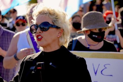 Let Women Speak rally drowned out by trans activists before police intervention; 1 arrested
