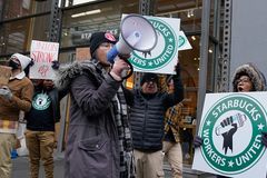 Starbucks workers strike at more than 100 locations
