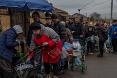 Ukraine civilians evacuate retaken regions