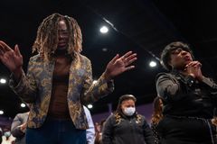 Black Pastors Group Holds Vigil for Walmart Shooting Victims