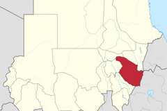 Church building in Sudan burned down