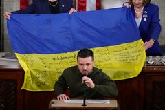 Ukrainian president addresses Congress