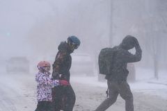 Bomb cyclone develops near Great Lakes