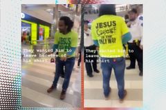 A Man Wearing a ‘Jesus Saves’ T-Shirt Is Told By Mall Security to 'Take It off or Leave' - RELEVANT