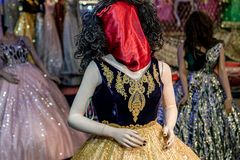 Shopkeepers cover mannequins’ heads under Taliban rule