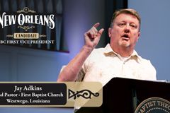 Fred Luter to nominate Jay Adkins for first vice president | Baptist Press