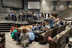 'God can speak in showers or waves': Tennessee middle school students lead in prayer, song and repentance