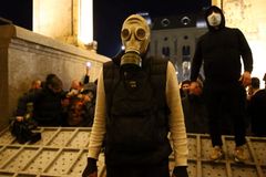 In Eastern Europe, Georgians protest bill to register foreign-funded groups