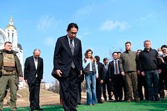 Japanese Prime Minister makes unannounced trip to Ukraine