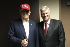Franklin Graham says charges against Donald Trump are 'politically motivated'