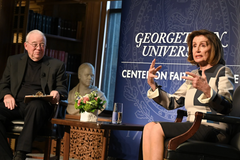 Pelosi on cleric who barred her from communion: 'That's his problem, not mine'