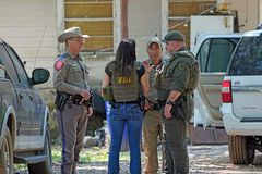 Suspect in Texas mass shooting still at large