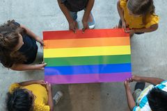Pride event at LA elementary school after trans flag burned on campus spurs protest