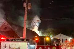 Fire destroys Catholic church on first anniversary of Dobbs decision