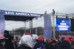 Trump supporters gather in DC for peaceful Save America March before some storm Capitol