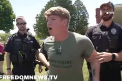 Did Wisconsin police ignore state law when they arrested a Christian preacher at a public drag event?