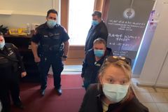 Video of Canadian pastor forcing police out of church during Passover celebration goes viral