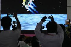 India lands on the moon’s south pole