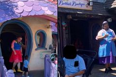 Disney employees dressed as women shown greeting children, park guests in viral images