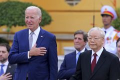 U.S., Vietnam agree on trade during Biden visit