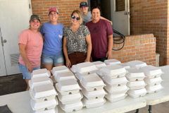 Despite power outage, church serves hundreds of meals after Idalia | Baptist Press