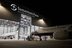 Samaritan's Purse dedicates new airlift response center, Boeing 757 aircraft