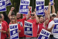 More autoworkers strike days after Biden visit