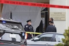 Driver shot, killed after crashing into Chinese consulate