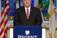 Mike Pompeo tells Regent grads of ‘growing threat’ to religious freedom: Don’t compromise your beliefs