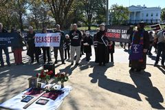 Catholic Groups Protest at White House to Call for Gaza Cease-Fire