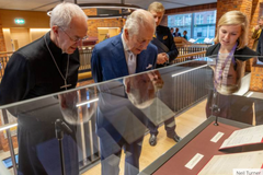 King meets Archbishop and faith leaders