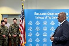 U.S. Defense Secretary makes surprise visit to Ukraine