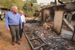 Franklin Graham tours devastation in Israel, commits to helping rebuild