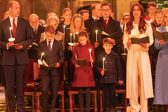 Prince and Princess of Wales join Christmas carol service at Westminster Abbey