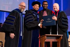 The King is born: Akin reminds graduates that Jesus saves and sends | Baptist Press