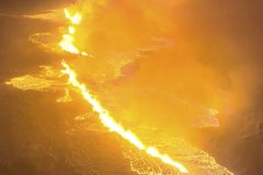 Volcano erupts near Iceland's capital city