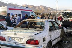 Blasts kill more than 70 gathered at ceremony for slain Iranian general