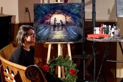 Artist’s goal for sermon paintings is to ‘help connect people to God’ | Baptist Press