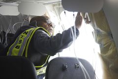 Feds investigate in-flight blowout of door on Alaska Airlines plane